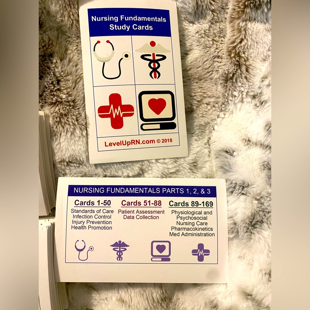 Level-up RN fundamentals flash cards
